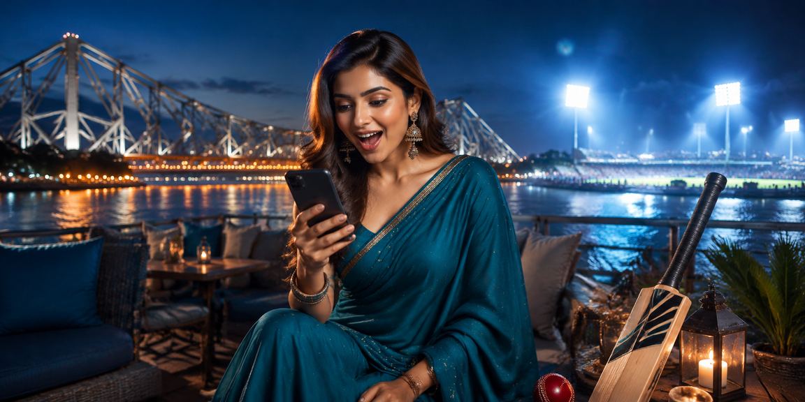 Live Casino game session with players in Kolkata during cricket betting season